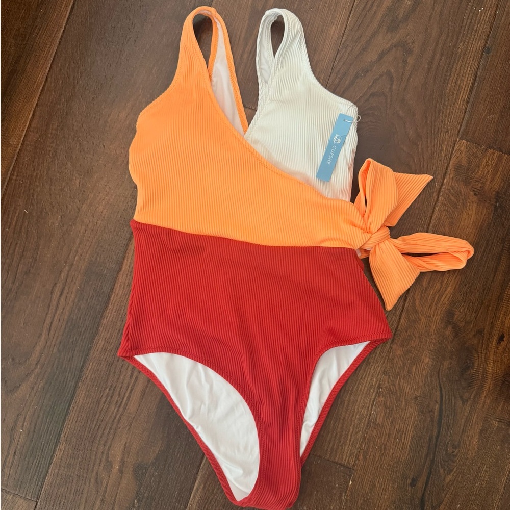 CupShe Colorblock One-Piece Swimsuit